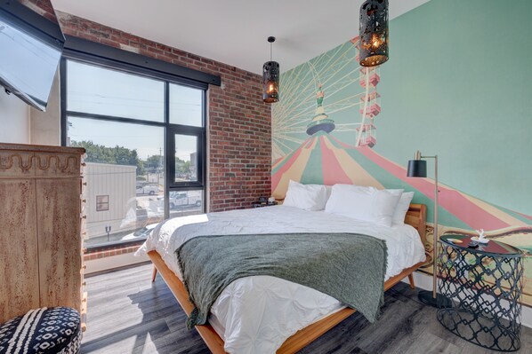 1 bedroom, desk, iron/ironing board, free WiFi