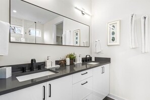Hair dryer, towels