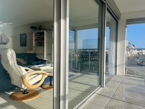 Living area - Hissez Ô-vue Mer-4p-port Maria (Quiberon)