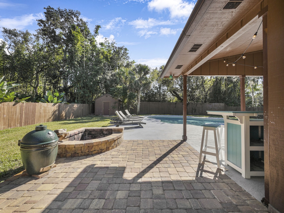 Photo 23 of Spacious Home Prime Location of St. Augustine: Pool, Hot Tub, & Fire Pit