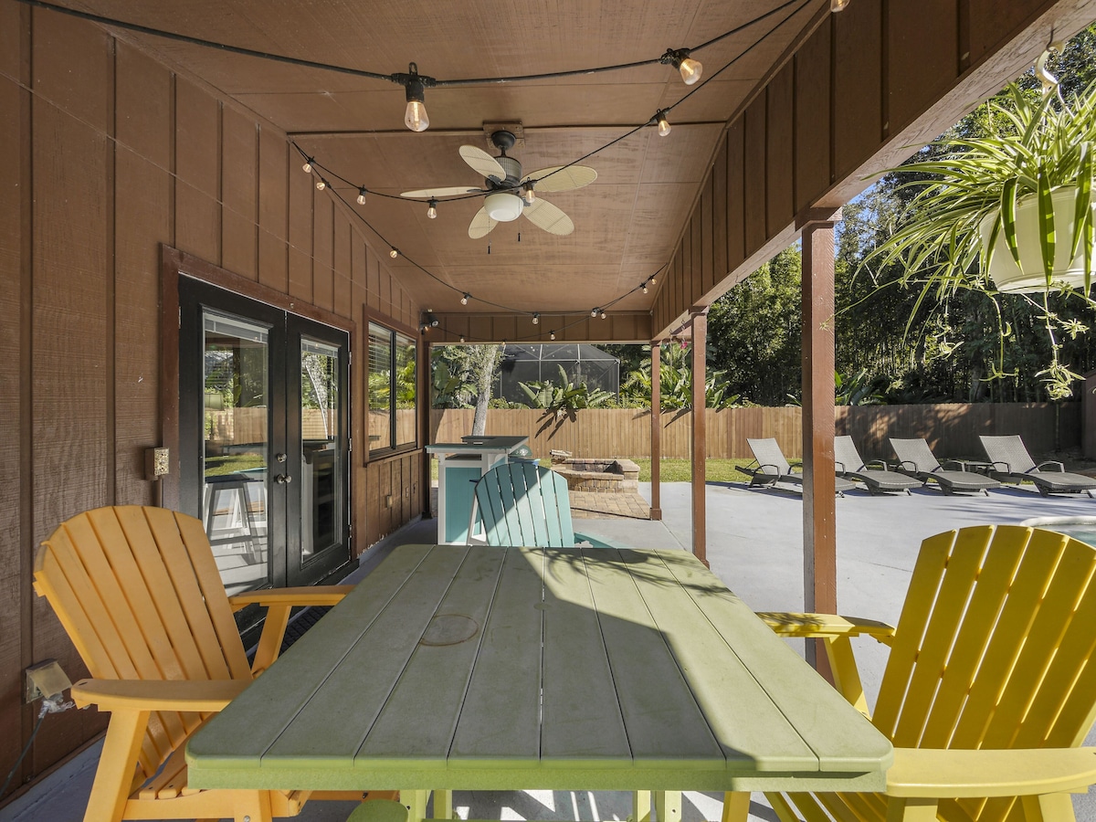 Photo 21 of Spacious Home Prime Location of St. Augustine: Pool, Hot Tub, & Fire Pit