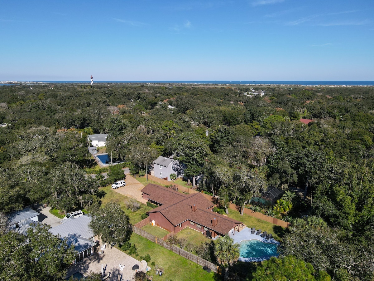 Photo 35 of Spacious Home Prime Location of St. Augustine: Pool, Hot Tub, & Fire Pit