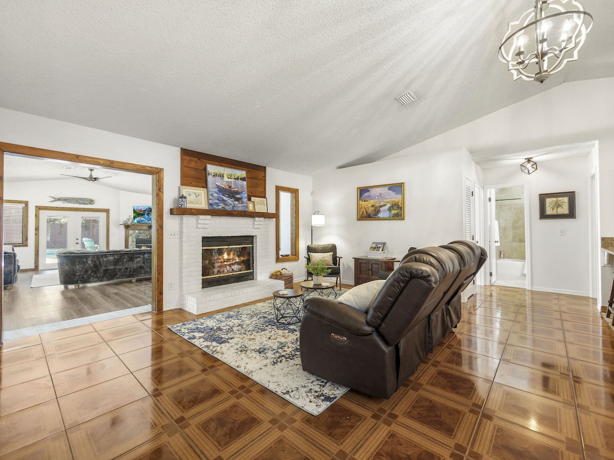 Photo 13 of Spacious Home Prime Location of St. Augustine: Pool, Hot Tub, & Fire Pit