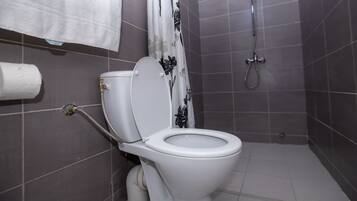 Towels, soap, toilet paper