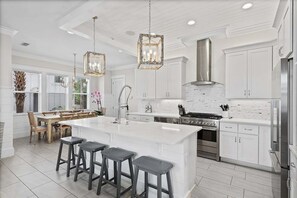 Fridge, microwave, oven, stovetop - Pool ~ Walk to Beach ~ 2 Balconies (Inlet Beach)