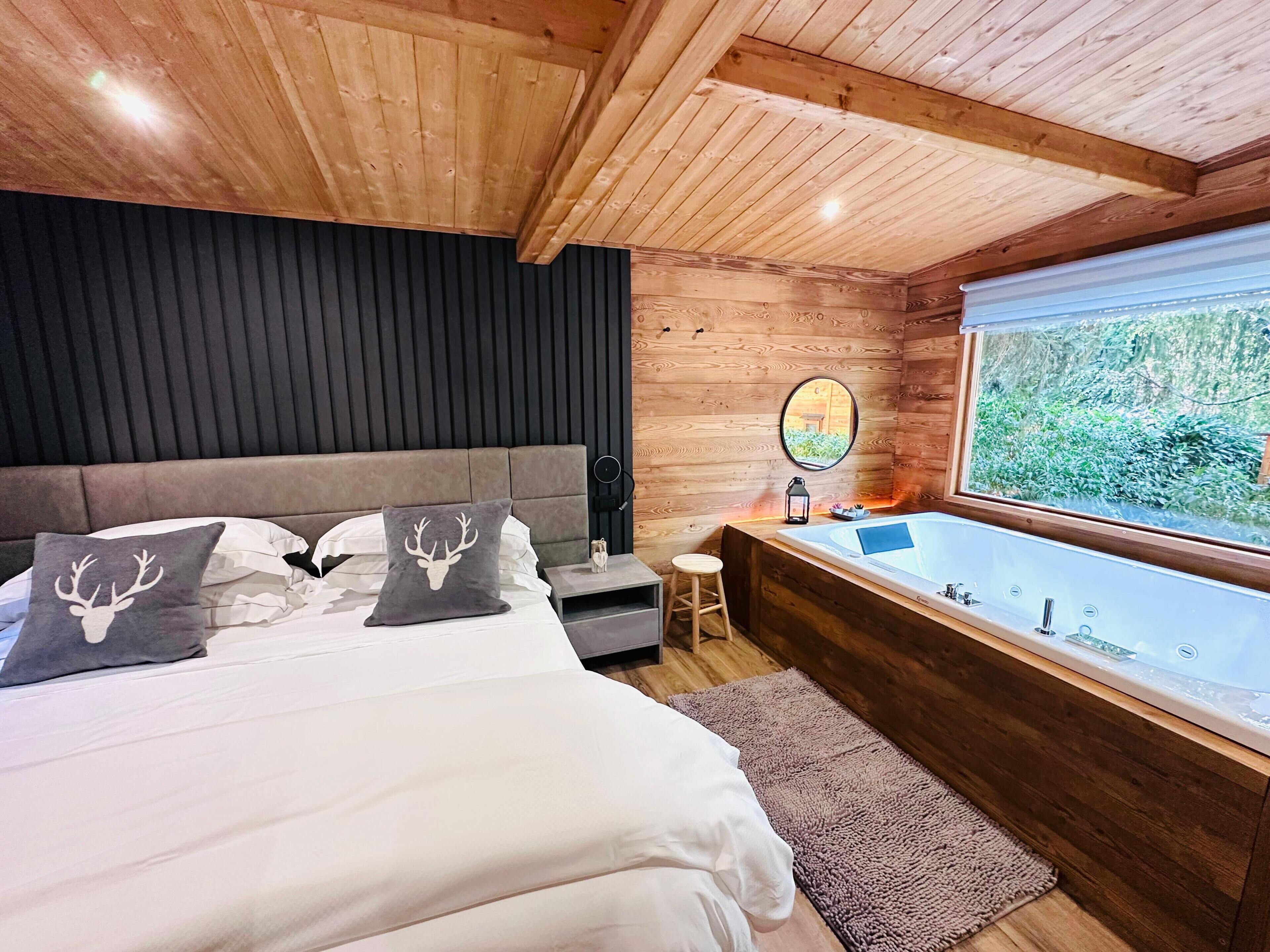 Chalet exclusivo | Ropa de cama de alta calidad y edredón 