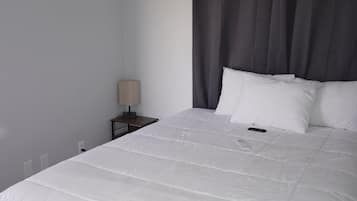 1 habitación y ropa de cama