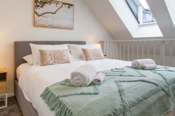 1 Schlafzimmer, Bügeleisen/Bügelbrett, kostenloses WLAN, Bettwäsche