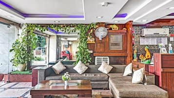 Sittområde i lobbyn