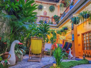 Garden - hotel itzae (Copan Ruinas)