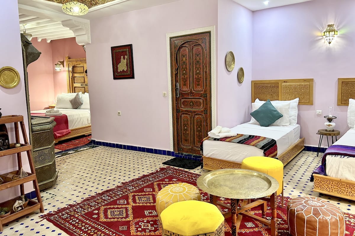 Grand Quadruple Room, Balcony, Courtyard View
