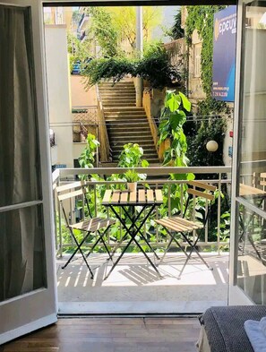 Appartement, 1 chambre, balcon | Balcon
