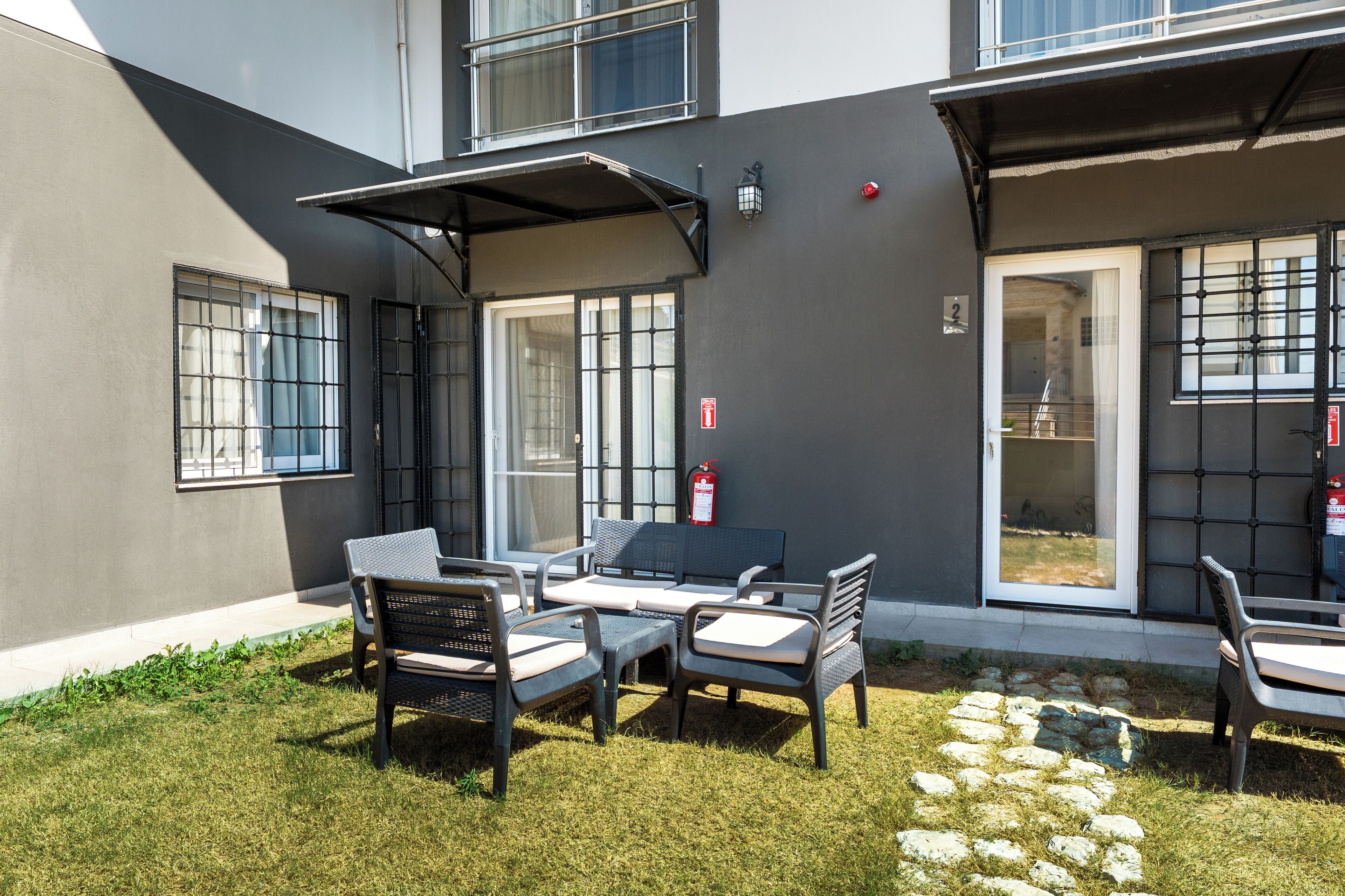 Basic Apartment, 2 Double Beds, Kitchen, Garden View | Terrace/patio