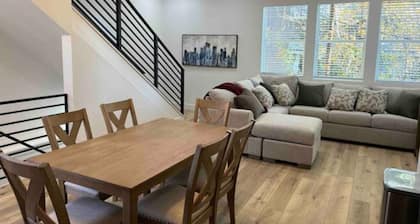 Both Sides of New Construction Twin Home