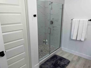 Shower, hair dryer - Both Sides of New Construction Twin Home (Salt Lake City)