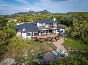 Exterior - Lake View Hot Tub Fire Pit & Outdoor Family Seating (Canyon Lake)