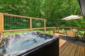 Ferienhütte, 2 Schlafzimmer | Speisen im Freien