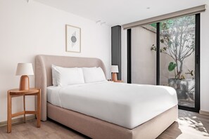 Appartement Majestueux | Literie hypoallergénique, couette en duvet d'oie
