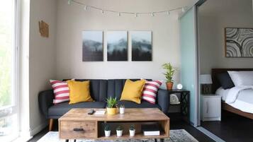 1 chambre, fer et planche à repasser, Wi-Fi gratuit, draps fournis