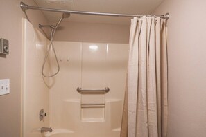 Hair dryer, towels