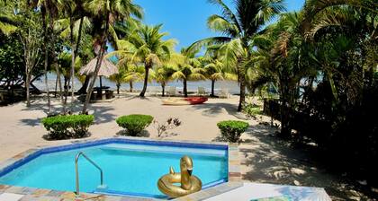3BR Beachfront Villa w/ Private Plunge Pool & BBQ