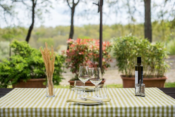 Opções para refeição ao ar livre