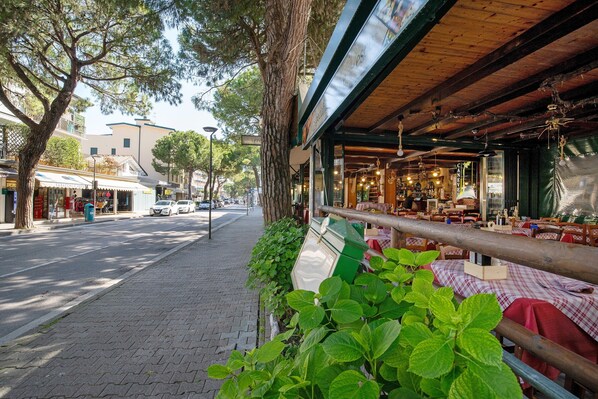 Udendørs spisemuligheder