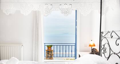 Maison de vacances 'Blue and White' avec vue sur la mer, Wi-Fi