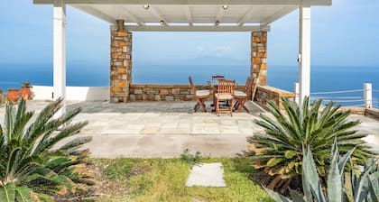Ferienhaus 'Blue and White' mit Meerblick, WLAN