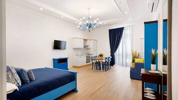 1 soveværelse, strygejern/strygebræt, gratis Wi-Fi, sengetøj