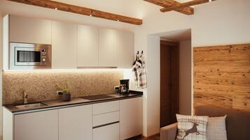 Refrigerador, microondas, parrilla de estufa y lavavajillas