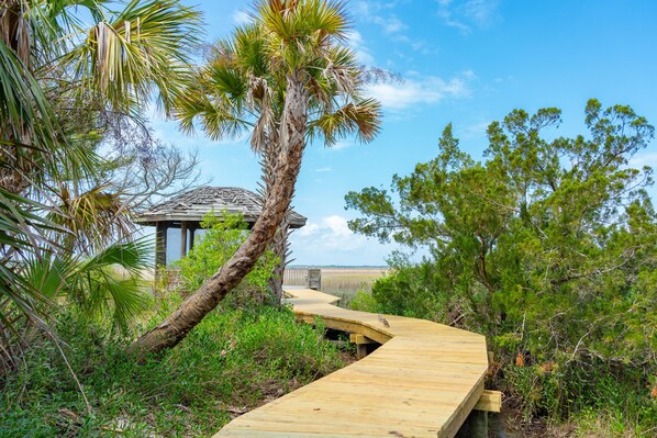 Overnattingsstedets uteområder