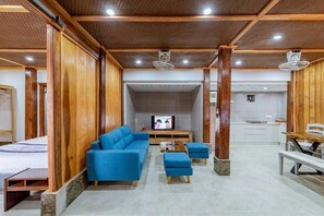 Chalet, 3 Bedrooms | Living area | 32-inch flat-screen TV with cable channels - Suncosy Central Resort (Phu Quoc)