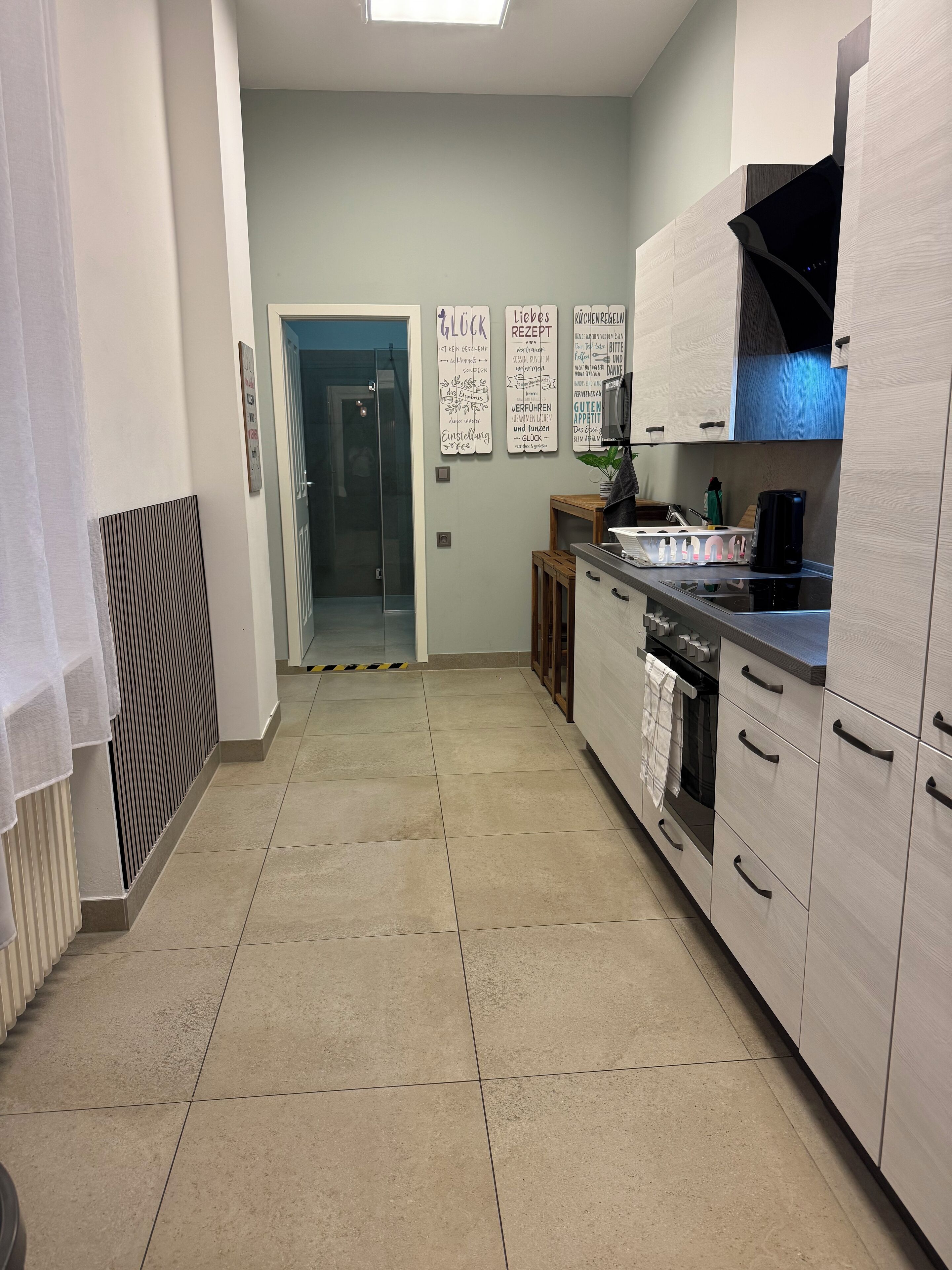 Kühlschrank, Ofen, Herdplatte, Geschirrspüler