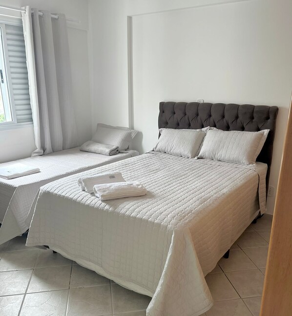 2 bedrooms, iron/ironing board, free WiFi, bed sheets - Pérola do Aquarius II (Parque Res. Aquarius São José dos Campos)