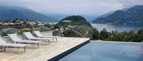 Piscina externa, piscina aquecida