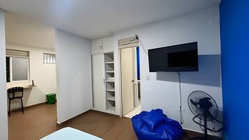 Economy Apartment | 1 bedroom, iron/ironing board (on request), WiFi (free), bed sheets