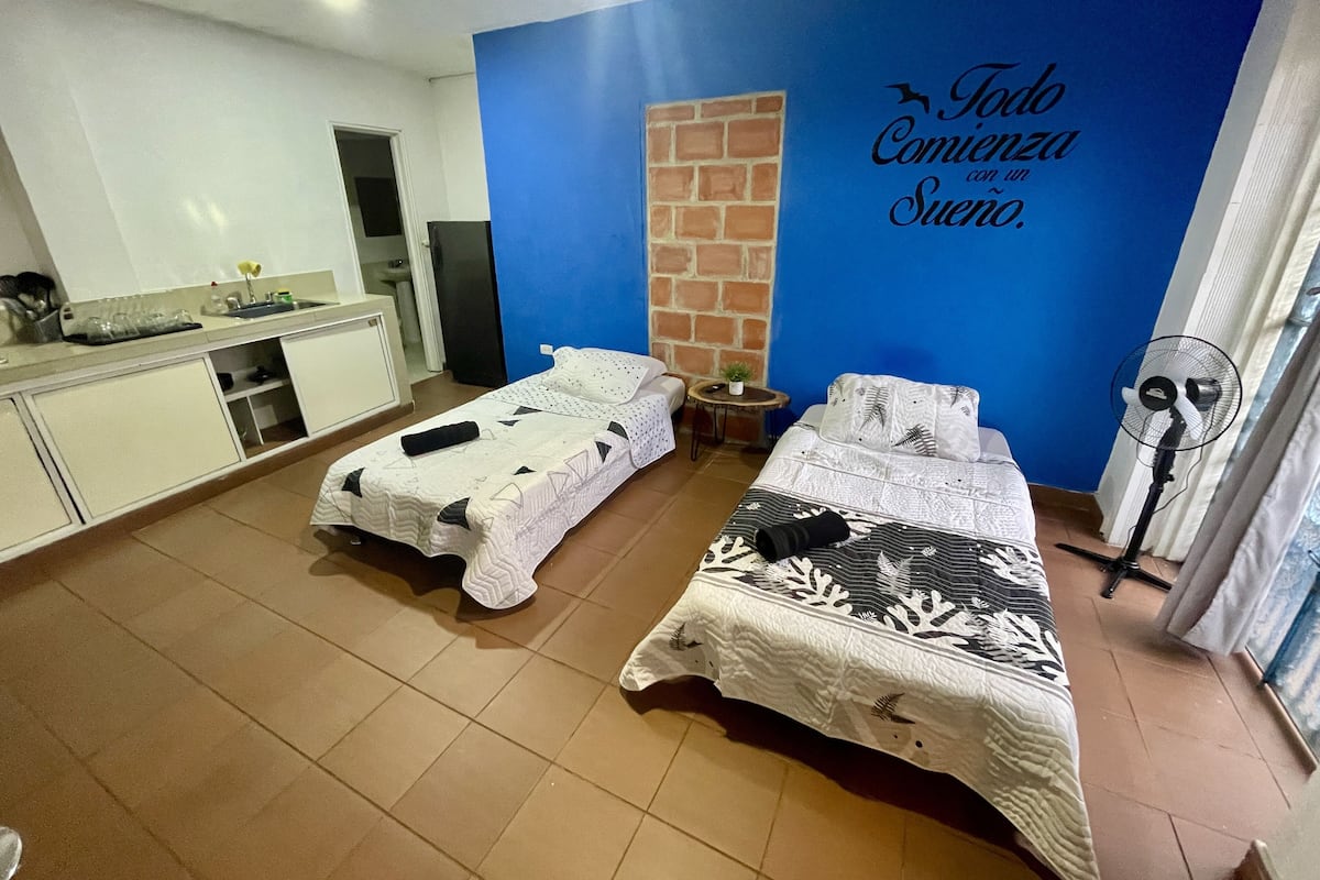 Departamento estándar | 1 habitación, tabla de planchar con plancha, wifi gratis y ropa de cama