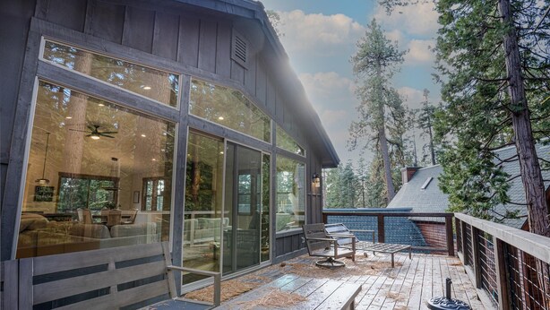 Hus, flere senger (Wooded Bliss) | Utsikt fra balkong