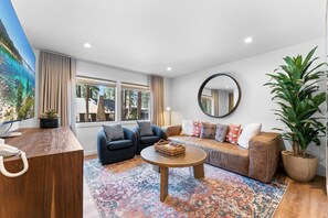 Cabin, Multiple Beds (Troubadour's Landing) | Living area - Troubadour's Landing (Kings Beach)