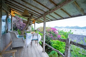 豪華樹屋, 1 張加大雙人床, 海景 | 陽台景觀