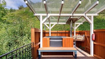 Baignoire à remous extérieure