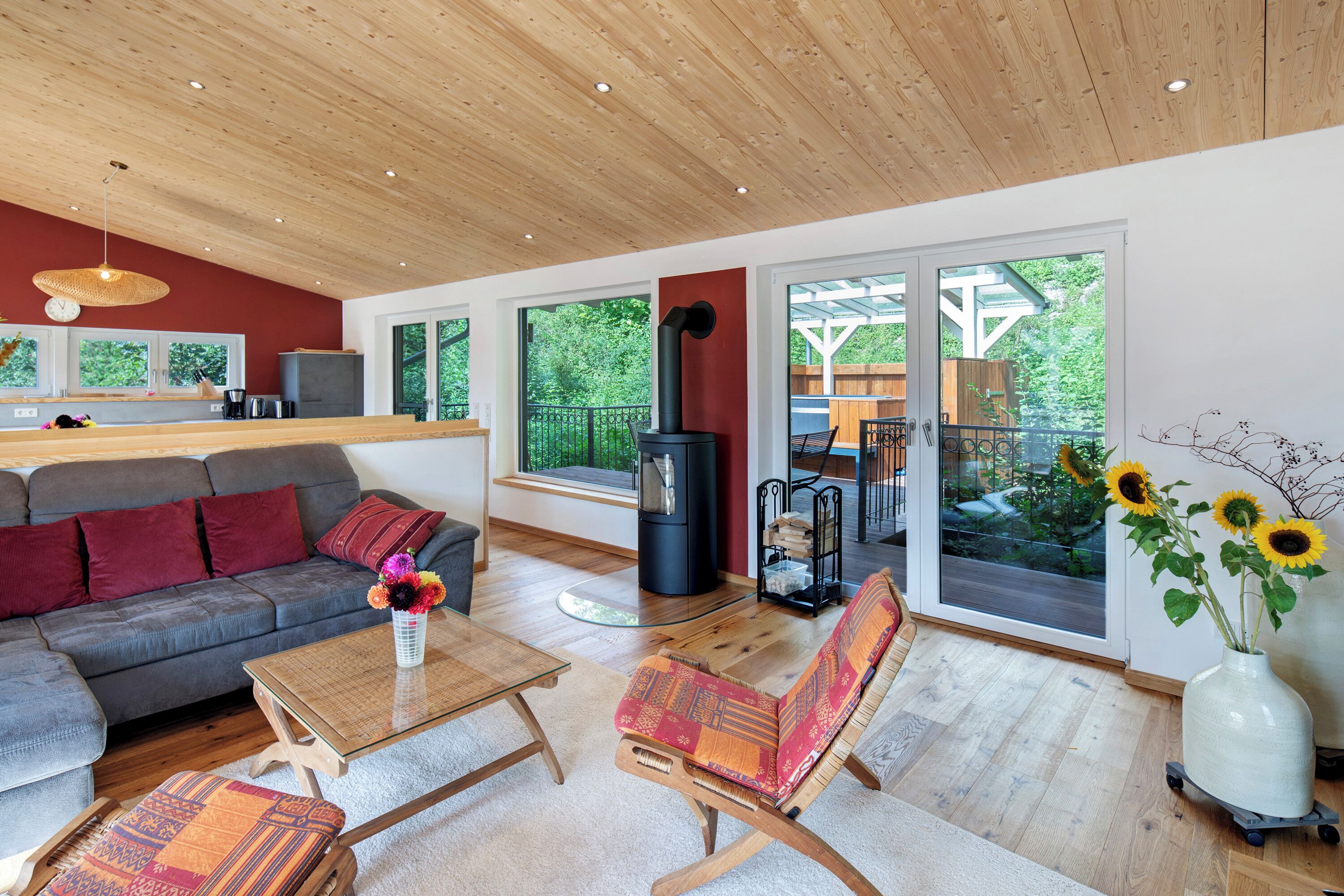 Télévision, cheminée