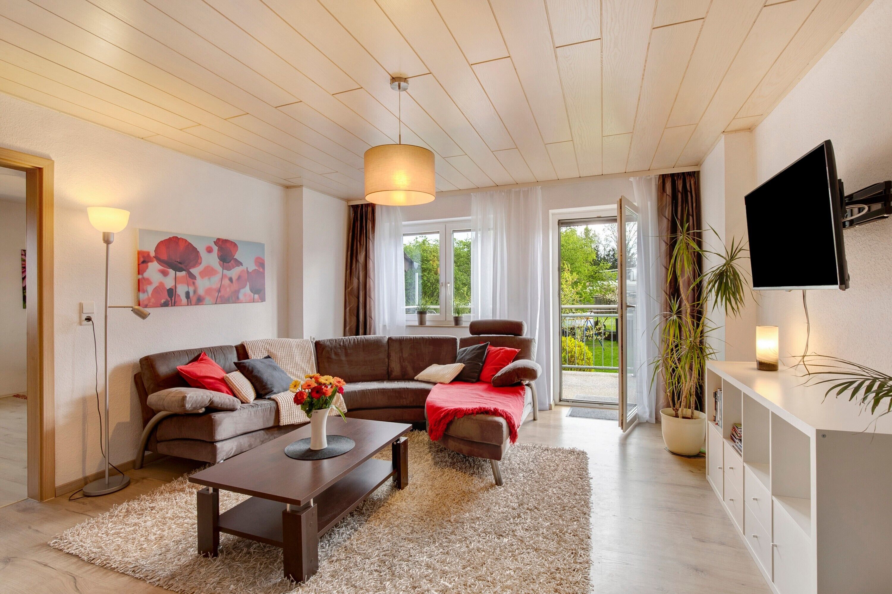 TV, DVD player, ping pong, stereo