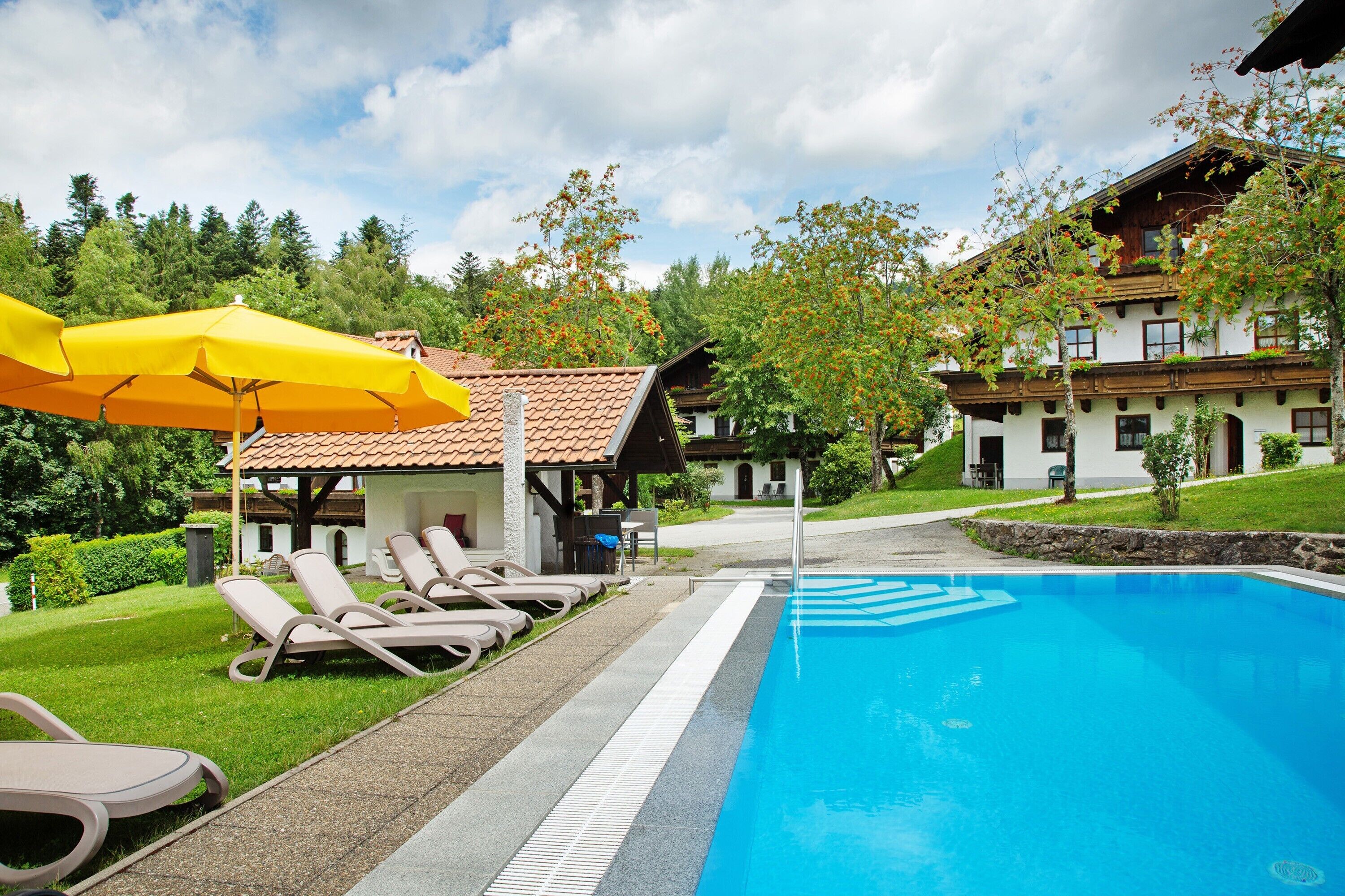 Indoor pool, a heated pool