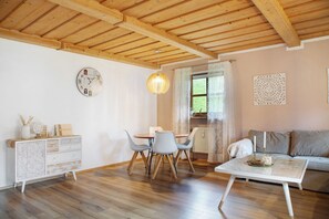 TV, DVD-spiller, bordtennis og stereoanlegg