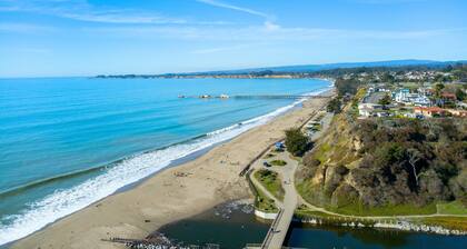 Welcome to the Tiki Tides in Aptos. Firepit. Hot Tub. Walking distance to Seacliff Beach.