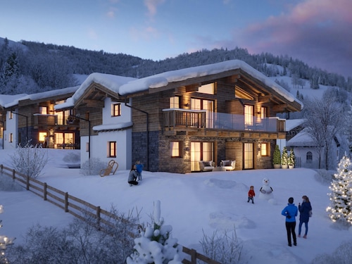 Schönes Chalet mit Sauna direkt am Skilift