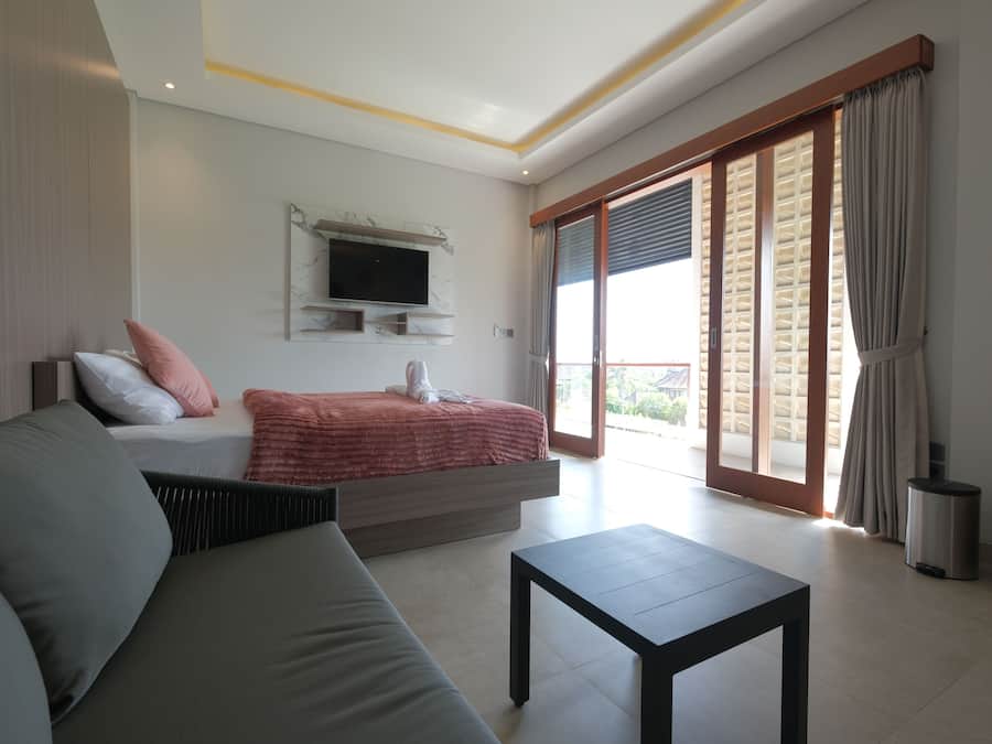 Habitación superior con 1 cama doble o 2 individuales | Caja fuerte, cortinas opacas, wifi gratis y ropa de cama