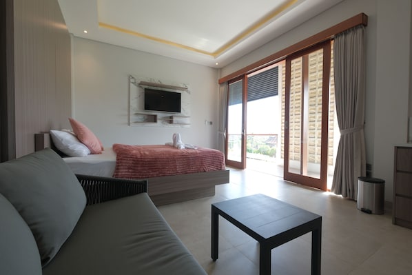 Superior Double or Twin Room | In-room safe, blackout curtains, free WiFi, bed sheets - Mesari Villa (Gianyar)